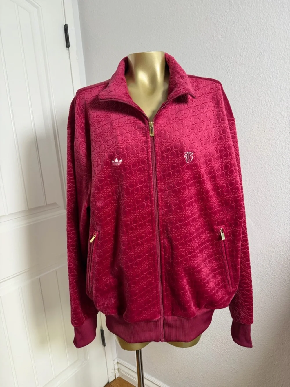 Men's legacy burgundy Adidas Jude Bellingham velour M
